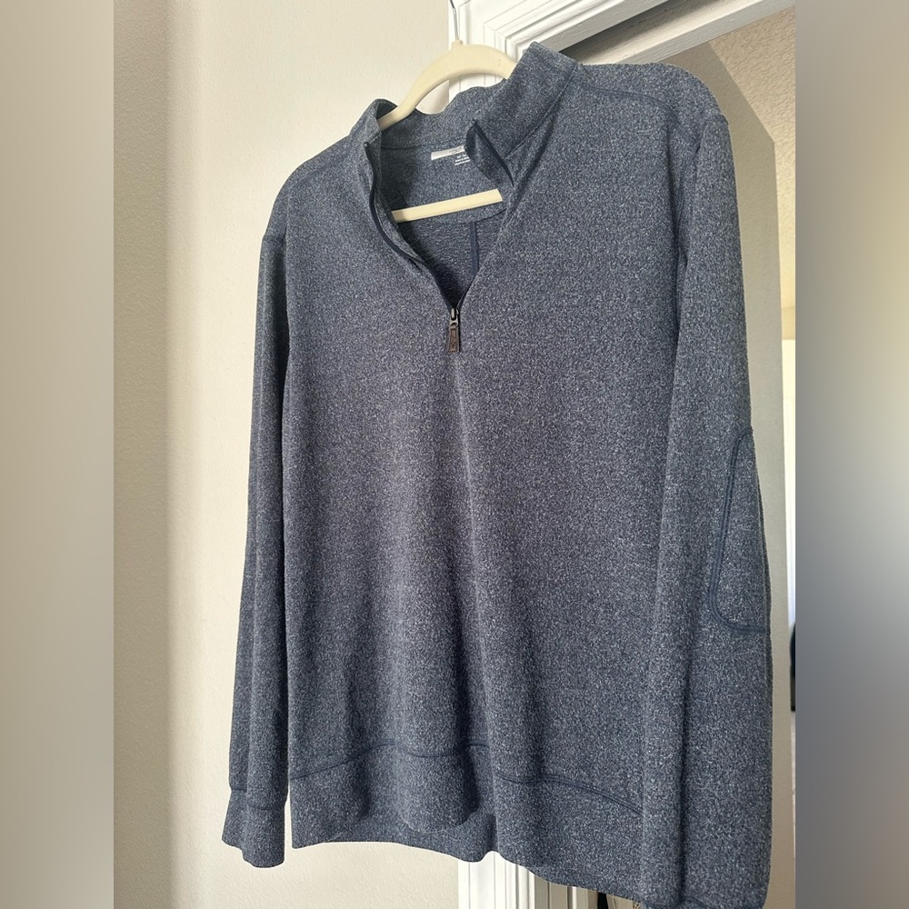 Greg Norman Collection Charcoal Quarter-Zip Pullover